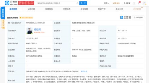 快手生態再擴張 關聯公司新設信息技術子公司，加碼數據服務賽道